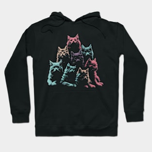 Cats Group Hoodie